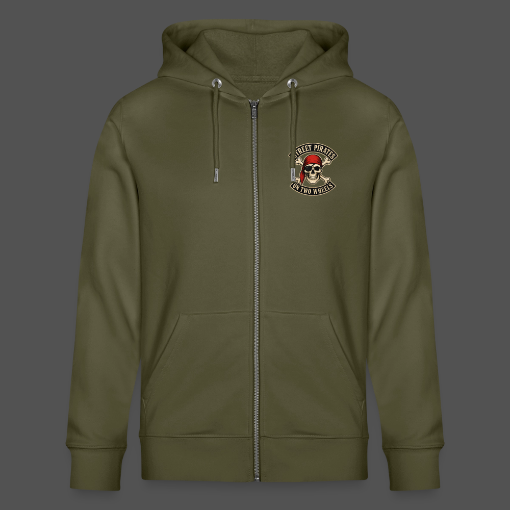 Street Pirates – On Two Wheels Zipper Hoodie (Backprint)