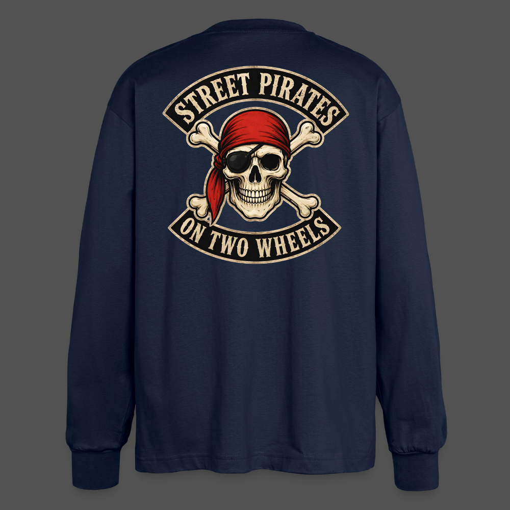 Street Pirates – On Two Wheels Oversized Long Sleeve (Backprint)