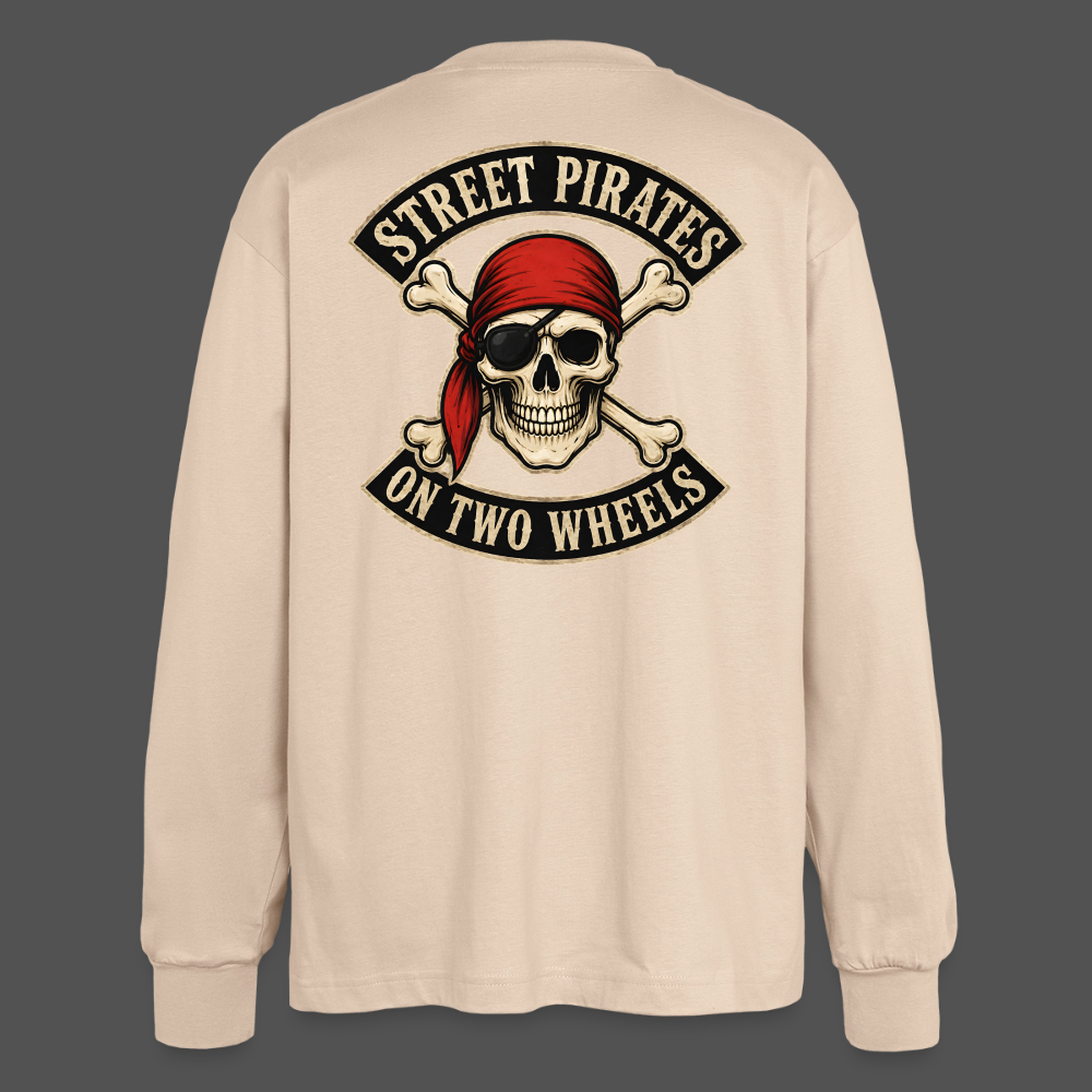 Street Pirates – On Two Wheels Oversized Long Sleeve (Backprint)
