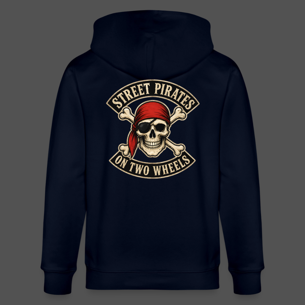 Street Pirates – On Two Wheels Zipper Hoodie (Backprint)
