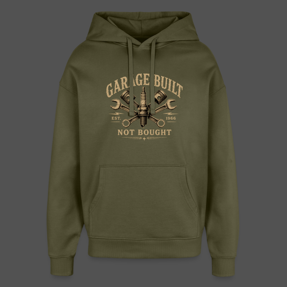 Garage Built Not Bought Hoodie