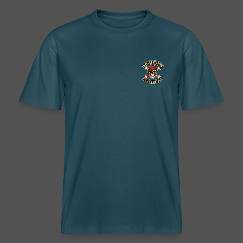 Street Pirates On Two Wheels Backprint T-Shirt